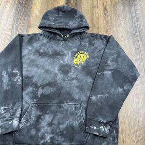Killer Acid Hoodie Mens M Black Sweatshirt Miles Of Smiles Smiley Face Skate Y2K